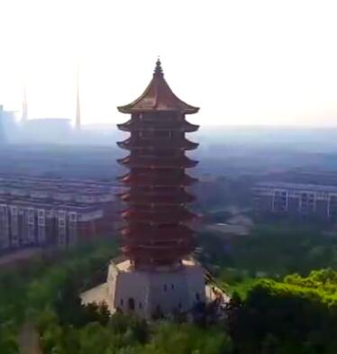 金山福塔掠影